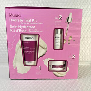 Murad Hydrate Trial Kit - AHA/BHA Cleanser, Infusion Oil, Hydro-Dynamic Moisture